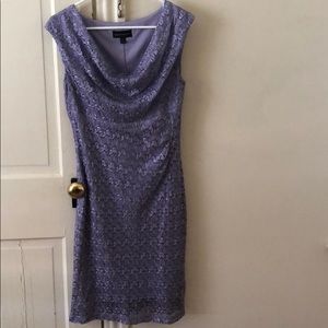 Purple lace dress
